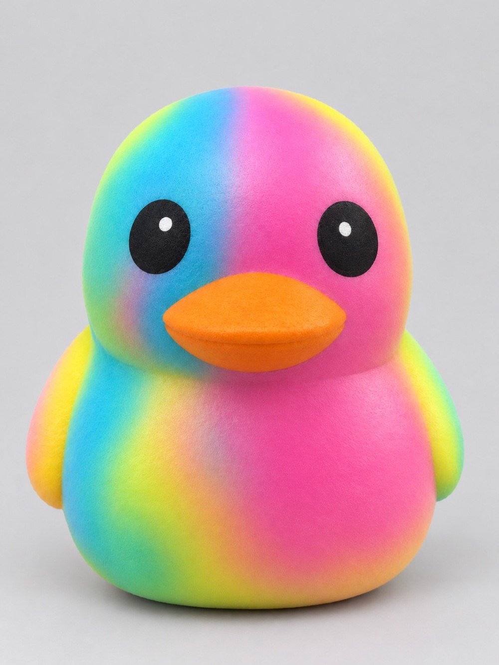 Rainbow Duck Squishy – Colorful Slow Rise Squeeze Toy